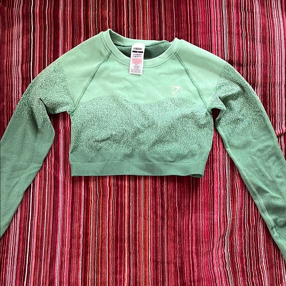 Gymshark Women's Green Crop Top